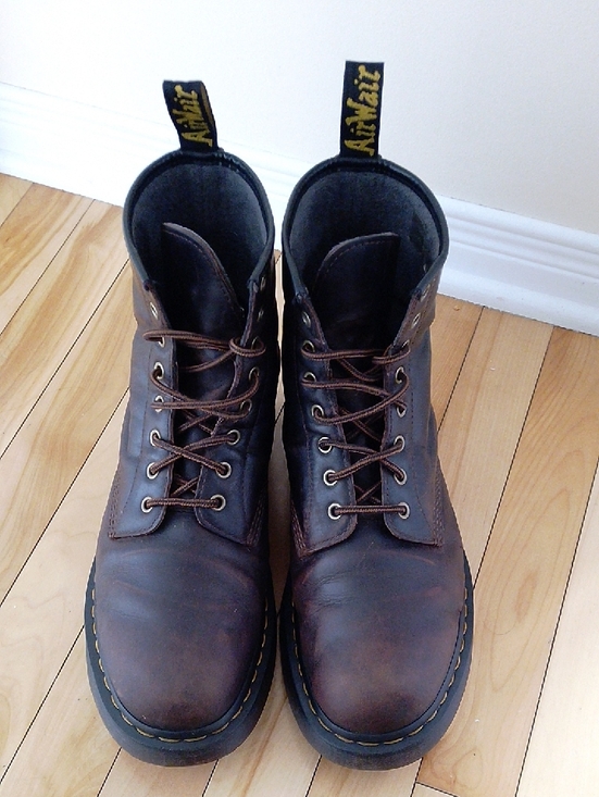 Dr. Martens Other - Dr. Martens Men's Brown Leather 6-Eye Lace-Up Boots
